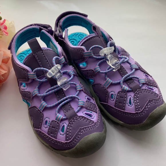 Northside Other - North side girls sandals size 9T Purple color easy closure Velcro strap
